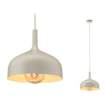 Paulmann pendant luminaire Embla II E27 Cream Metal, Metal 77064