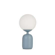 Paulmann Pauleen 48328 Table Light, Glowing, Charm, E14, max. 20W, Blue, White, Ceramic