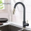 Kitchen Pull-Out Faucet 304 Stainless Steel Hot Cold Water 8