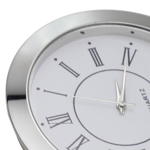 Quartz Clock Insert with Arabic Numerals and Gold Bezel 2