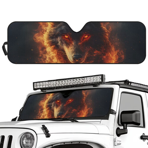 Windshield Sun Shade for Jeep Wrangler JL/JLU & Gladiator 1