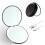 Lighted Travel Makeup Mirror 3.5 Inch Portable Folding with 4