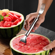 Stainless Steel Watermelon Fork Slicer 2-in-1
