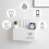 Wall-Mounted WiFi Router Storage Box 9.45x5.5x2.40 in 5