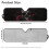 Rose Skull Windshield Sunshade UV Heat Protection for Jeep 6