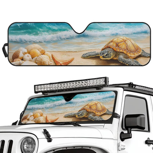Windshield Sun Shade for Jeep Wrangler 2007–2023 Starfish 1