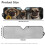 Foldable Windshield Sunshade for Jeep Wrangler Rubicon 7