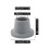 Shower Chair Feet Gray Rubber Tips 8 Pack 8