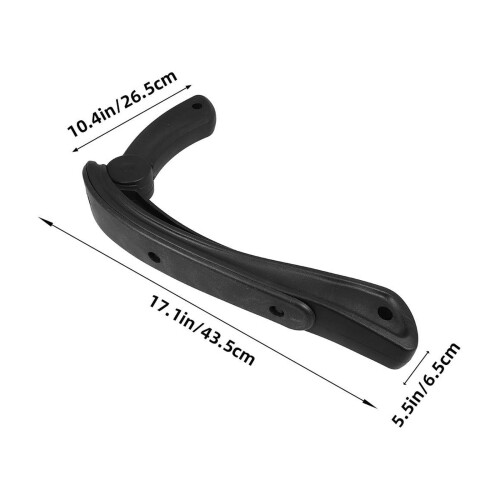 Arm Rests Replacement Plastic Wear-Resistant 1 Pair 1