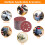 iMounTEK Sanding Discs 8-Hole Replacement Pads 120 Pcs 5 2