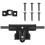 Heavy Duty Slide Bolt Lock Black for Iron Gates Doors Sheds 3