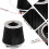 Black Cold Air Intake Filter Cone 76mm Washable Dry 4