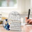 Graduation Desktop Ornament Heart-Shaped Acrylic Blue 1pc 7