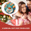 Coffee and Bread Christmas Ornament Glass Round 1 Pack 7