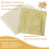 Golden Leaf Foil Sheets 5.5 x 5.5 Inches 100 Pcs 3