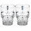 Beer Mug Drinking Glasses with Handle Set of 2 Heavy Base 2