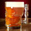 Beer Mug Drinking Glasses with Handle Set of 2 Heavy Base 4
