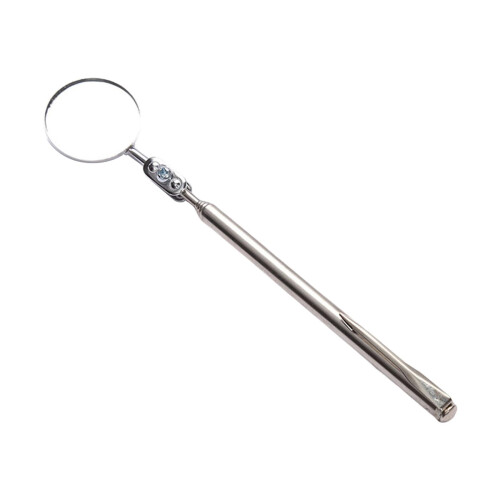 Telescoping Inspection Mirror Round Adjustable 3X 2