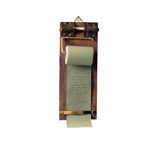 Vintage Wooden Clipboard Wall Notepad Organizer with Kraft 1