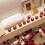 Glitter LED Tea Lights Gold Warm White 6 Pcs 7