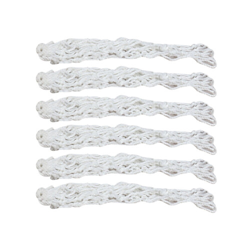 Billiards Sub-mesh Bag Net White 6 Pcs 2