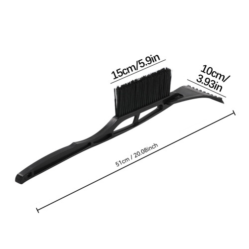 Heavy Duty Snow Shovel with Long Handle and Ice Scraper 2