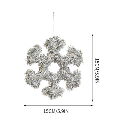 Christmas Decoration Ornaments Silver 12 pcs 1