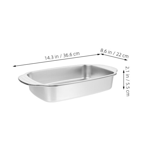 Metal Roasting Pan Small for Lobster Seafood Kitchen Use 1