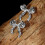 Gold Silver Bow Stud Earrings for Women Sensitive Ears 4
