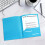 Heavy Duty Plastic File Folder Letter Size with Multiple 5