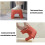 Toilet Stool Low Height Non-slip Base for Adults 5