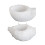 Silicone Resin Mold Set Conch Design 6 pcs 8
