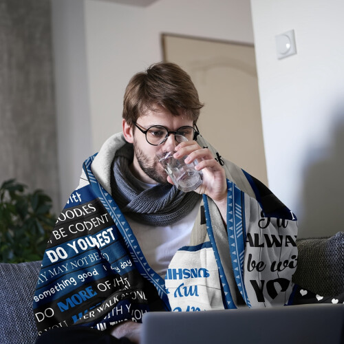 Flannel Son Blanket Purple 280g 1 Piece 1