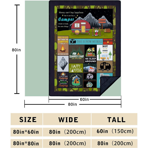 Quilted Picnic Blanket Waterproof Sandproof 80x80 Inch 1