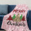 Christmas Tree Snowflake Pink Throw Blanket Soft Warm 1