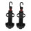 Car Headrest Hooks ABS 2 Pack 7.5 x 3.9 x 2 Inches 4