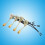 Pull Chain Switch for Ceiling Fan Lamp 4Pcs 250V 5