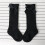 Baby Socks Soft Cotton Lace Bow Black One Size 3