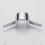 Shower Pole Hook Silver High-Strength Rust-Resistant Towel 4