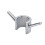 Shower Pole Hook Silver High-Strength Rust-Resistant Towel 7