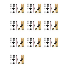 10X för Bamboo Lab Gör det Själv 3D-Utskrift Trådlös Mussats Modell 002 Datormuskomponenter med Skrivardelar och Hårdvara