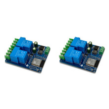 2X 2-Kanals WIFI-Relämodul 30A ESP32-WROOM-32E Utvecklingskortmodul för  Hem Trådlös Kontroll DC7-28/5V