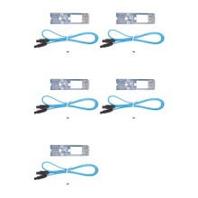 5X M2 Adapter Konvertera Kort BM KEY M.2 NGFF SSD Till 7Pin Adapter Board Card Support 2242 2260 2280 Main Board