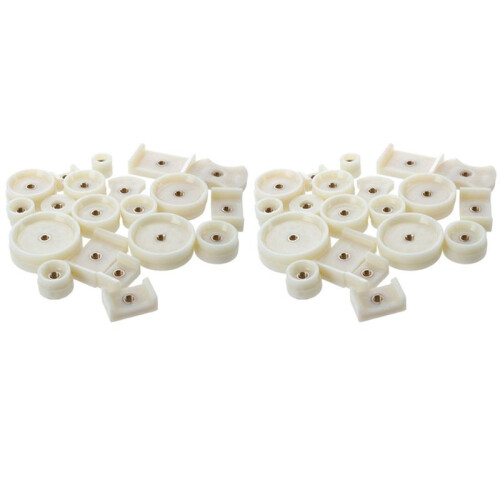FöRpackning med 40 Watch Back Press Fitting Dies Klockreparationssats Rund och RektanguläR