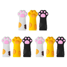 9 St SöT Nipper Cover Skyddshylsa för Nagelnagelband Sax Cover Manikyr Pedikyr Verktyg DöD Hud Pincett Cap