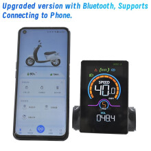 M5C-2 E-Bike  LCD Display Electric Scooter Speedometer LCD Panel UART for Mountain Electric Bike 5PIN