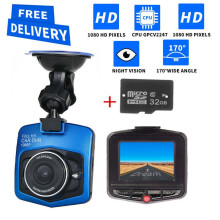 AggXPF Car Dash Camera with 32GB Card Night Vision G-Sensor