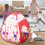 Kids Ball Pit Play Tent Foldable Pop-up with Crawl Tunnel 3