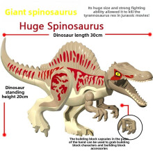 (Style G)Jurassic Dinosaur World Huge Spinosaurus Building Blocks Animal Toys Figures Kids Christmas Birthday Gifts