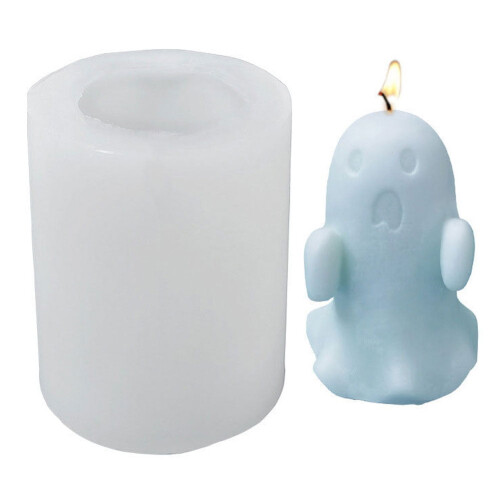 Halloween Pumpkin Skull Silicone Candle Mould 1pc